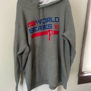Nike Gray World Series Pullover Hoodie
